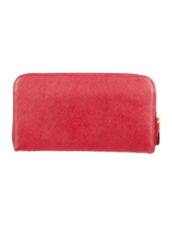 Prada Saffiano Lux Leather Continental Wallet