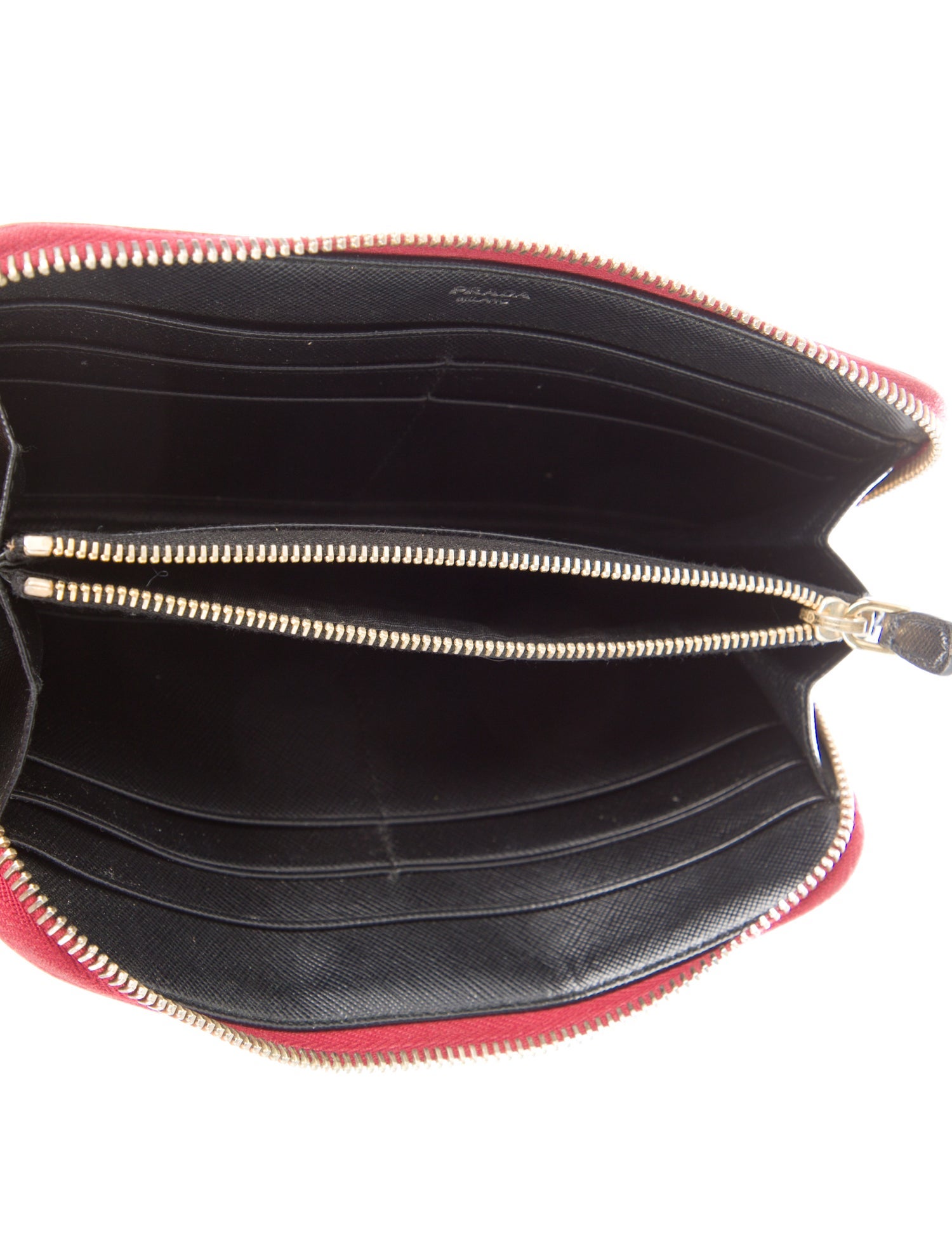 Prada Saffiano Lux Leather Continental Wallet