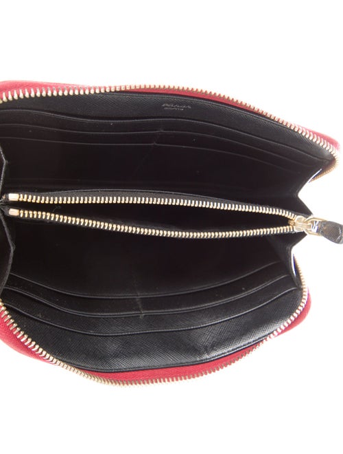 Prada Saffiano Lux Leather Continental Wallet