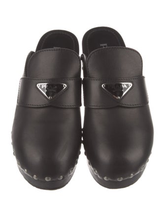 Prada Leather Mules