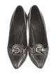 Prada Embossed Leather Pumps