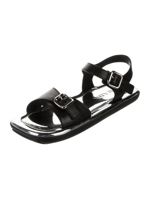 Prada Leather Gladiator Sandals