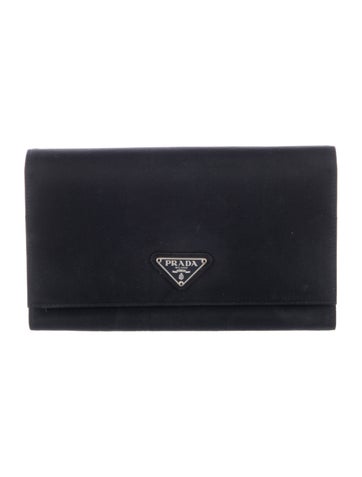 Prada Wallets Nylon Continental Wallet