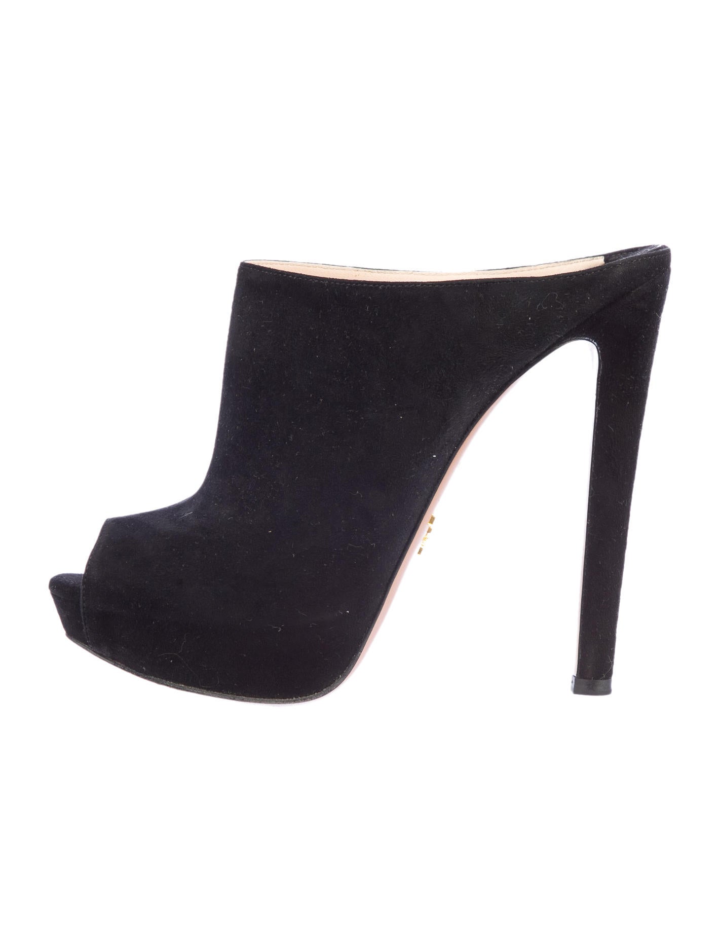 Prada Peep-Toe Mules