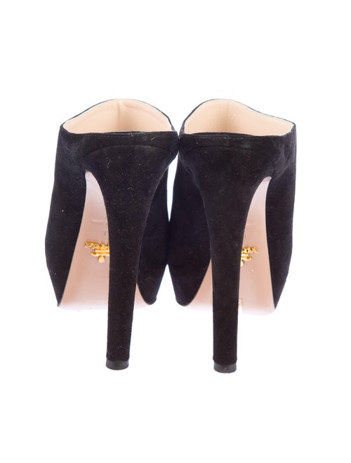 Prada Peep-Toe Mules