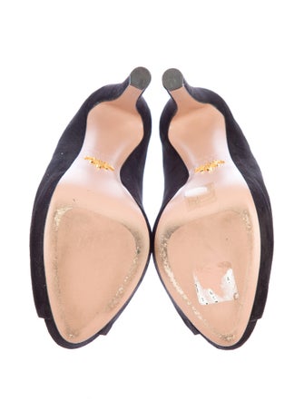 Prada Peep-Toe Mules
