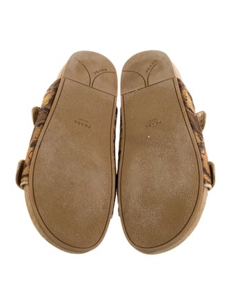 Prada Animal Print Slides