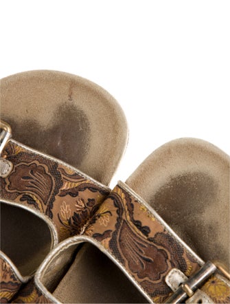 Prada Animal Print Slides