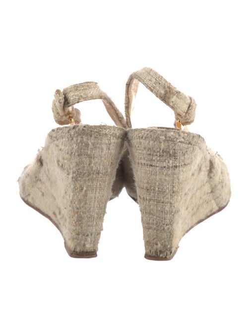 Prada Canvas Slingback Sandals
