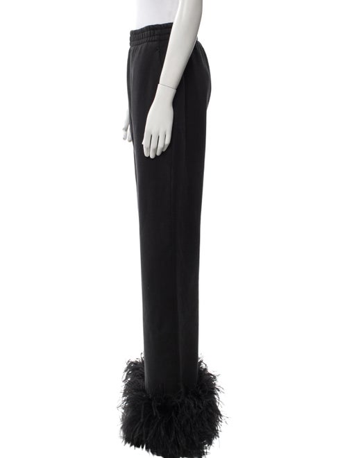 Prada 2023 Feather Trim Sweatpants