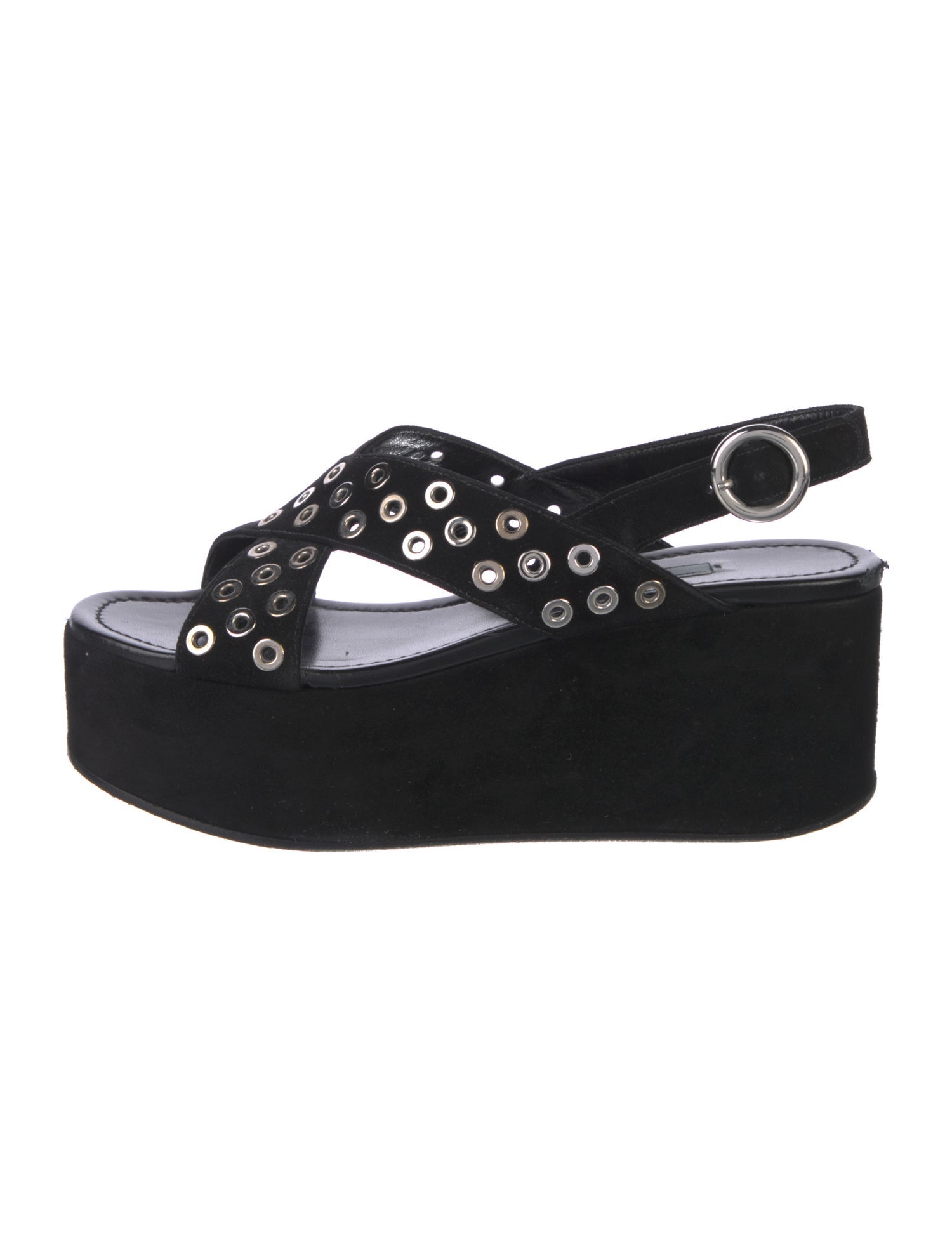 Prada Suede Slingback Sandals