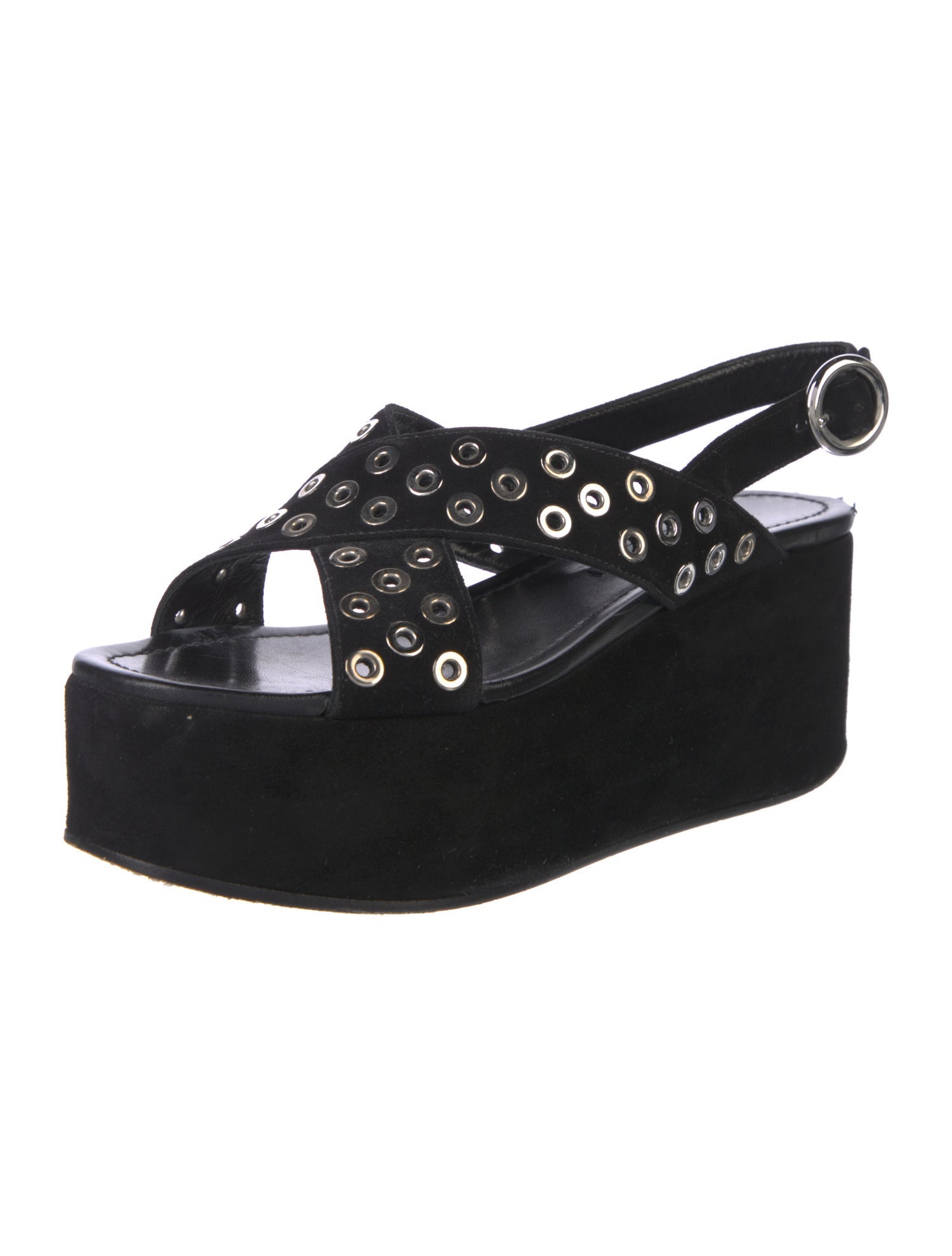 Prada Suede Slingback Sandals