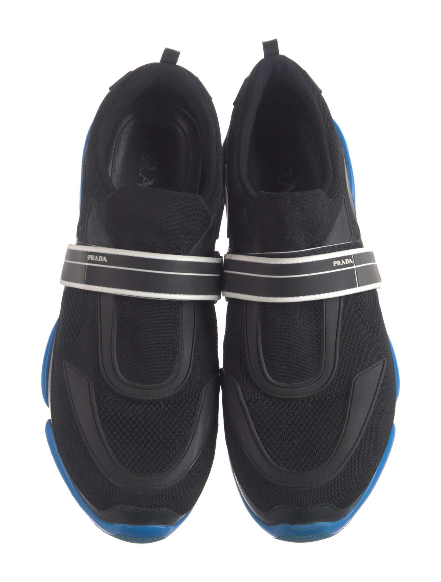 Prada Leather Printed Sneakers