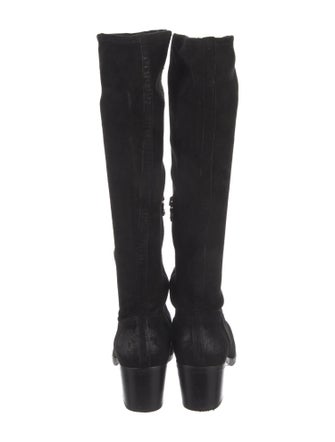 Prada Suede Riding Boots