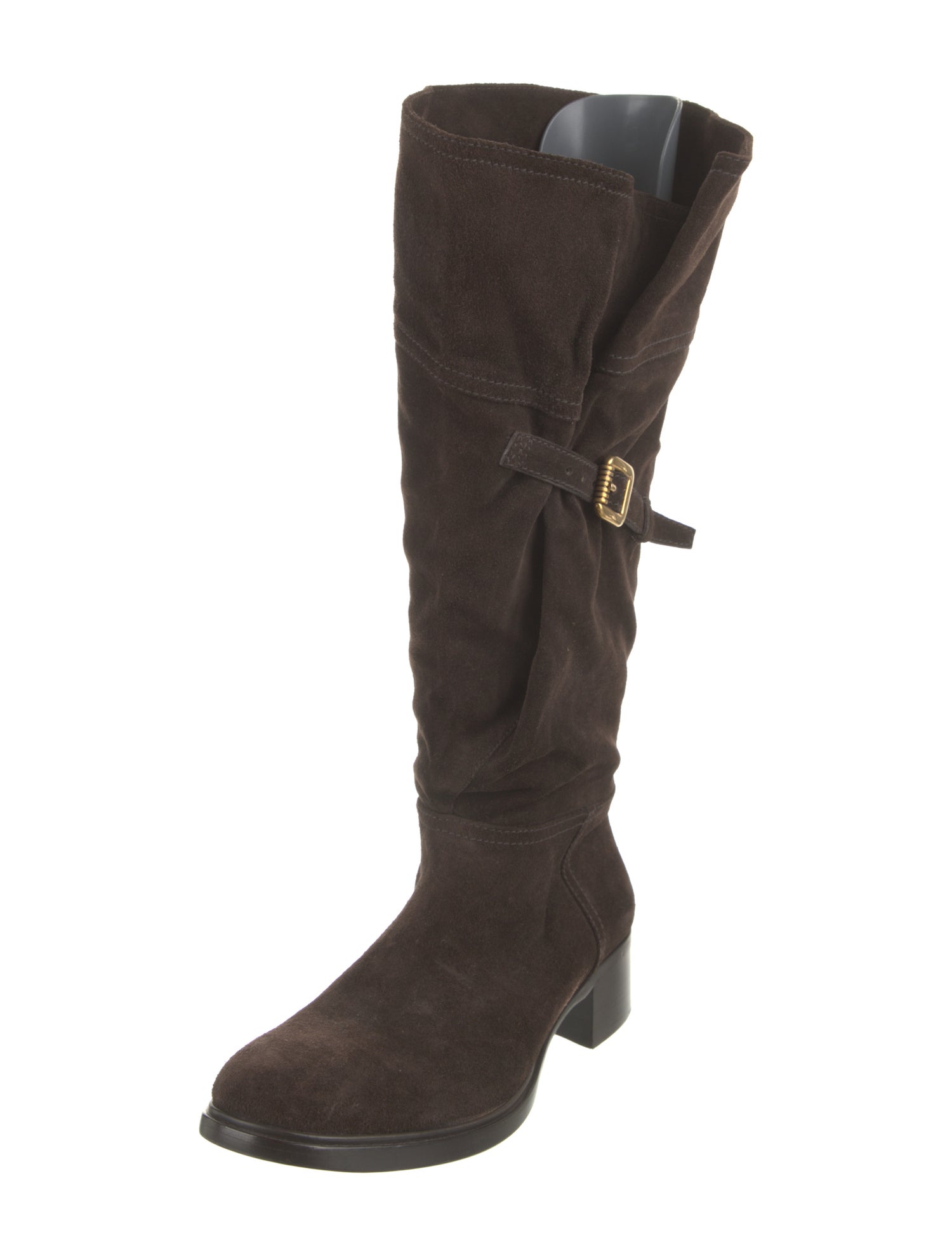 Prada Suede Riding Boots