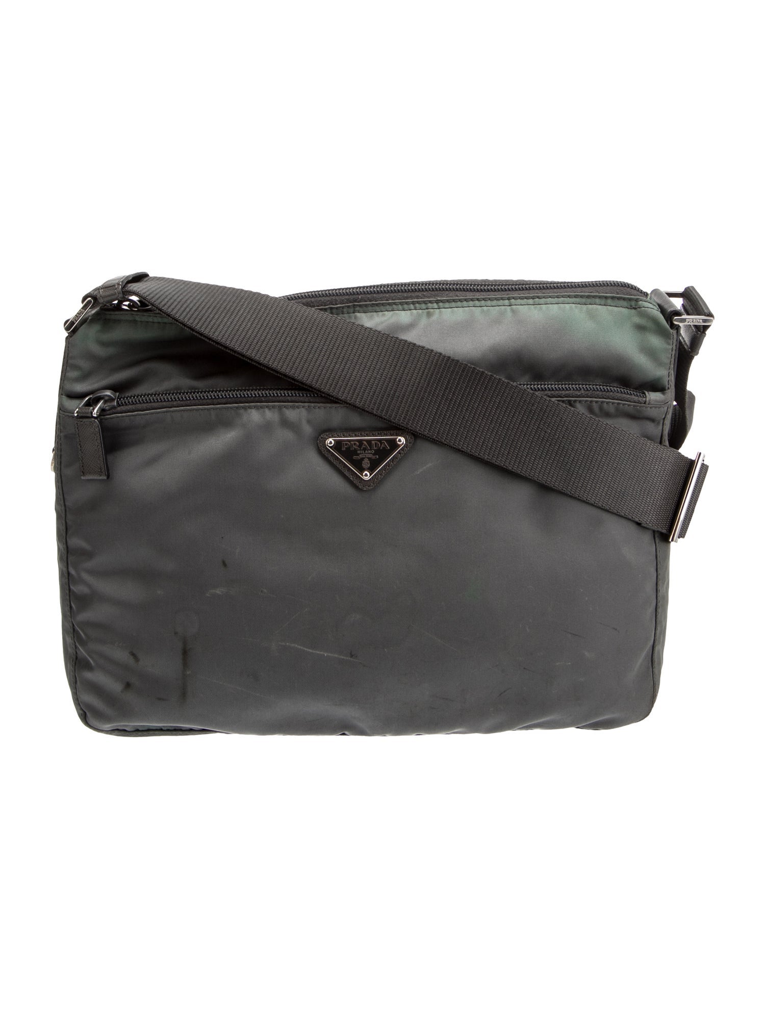 Prada Saffiano Leather Messenger Bag