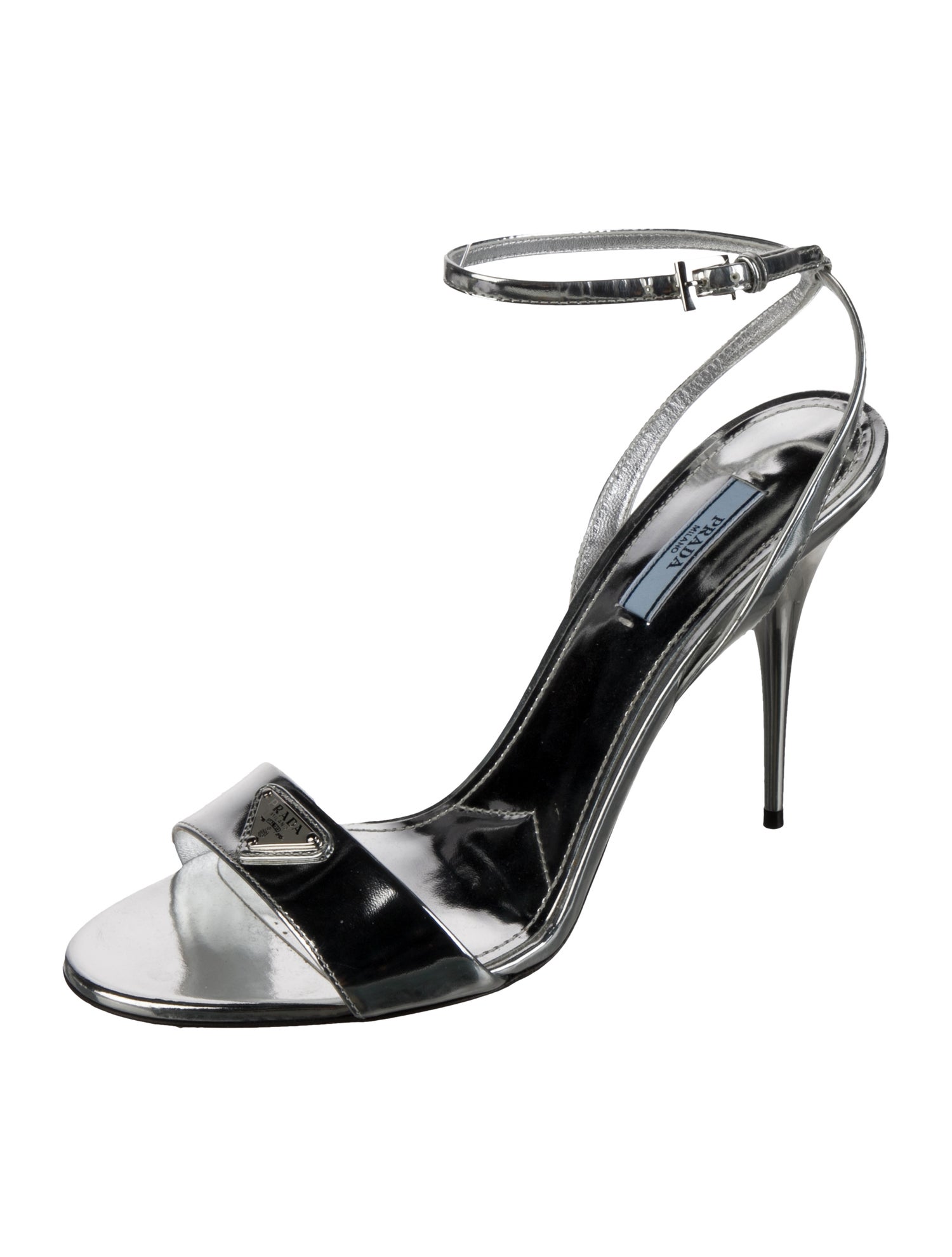 Prada Patent Leather Sandals
