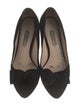 Prada Suede Bow Accents Pumps