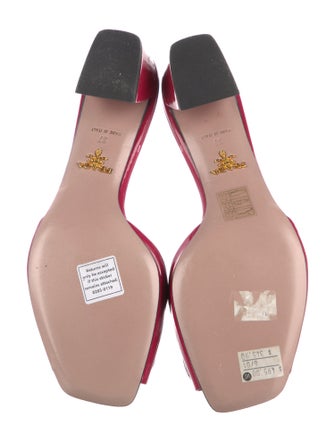 Prada Patent Leather Slides