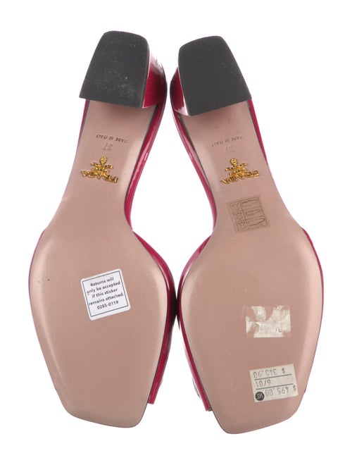 Prada Patent Leather Slides