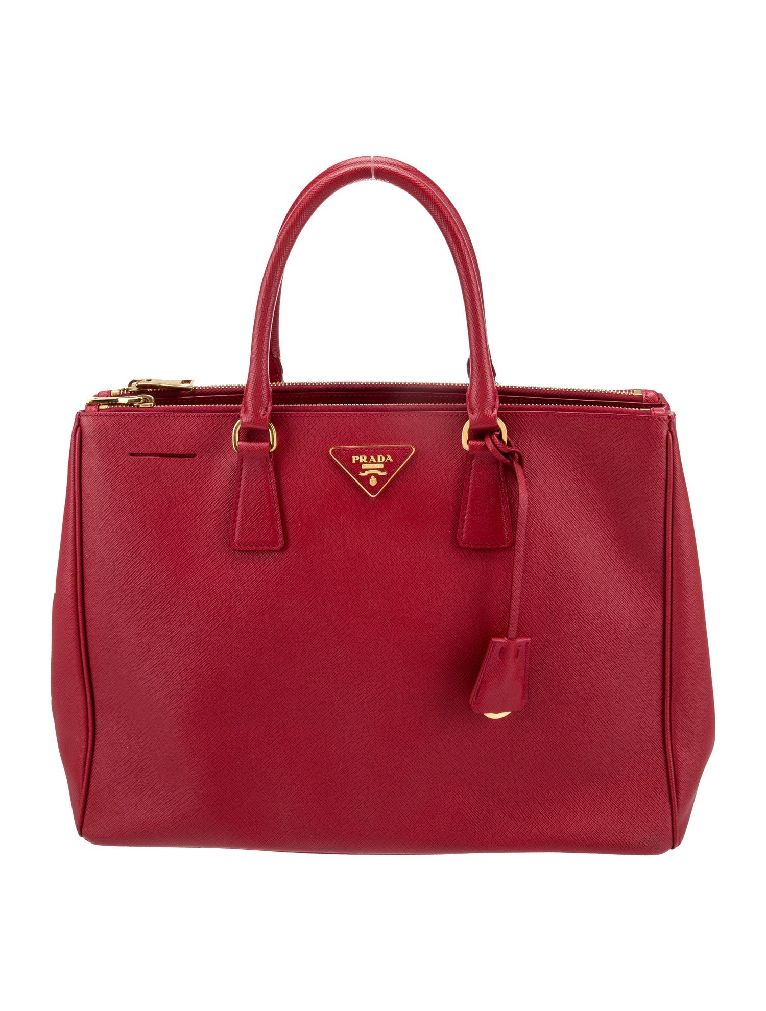 Prada Leather Galleria Double Zip Large