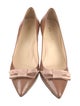 Prada Patent Leather Bow Accents Pumps