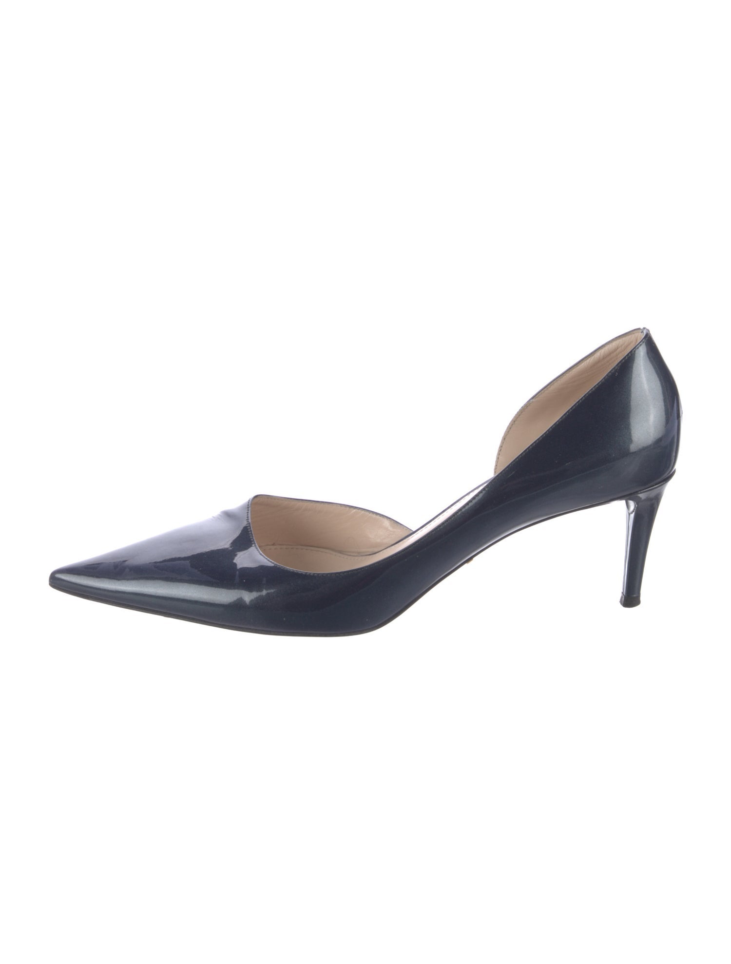 Prada Patent Leather D'Orsay Pumps