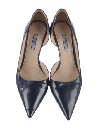 Prada Patent Leather D'Orsay Pumps
