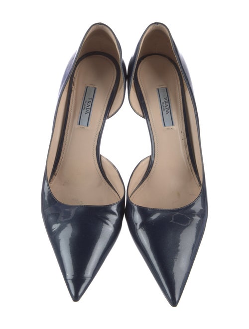 Prada Patent Leather D'Orsay Pumps