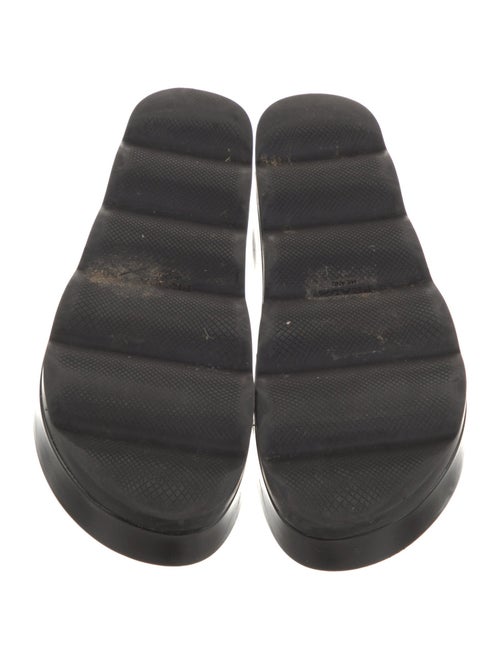 Prada Leather Printed Slides