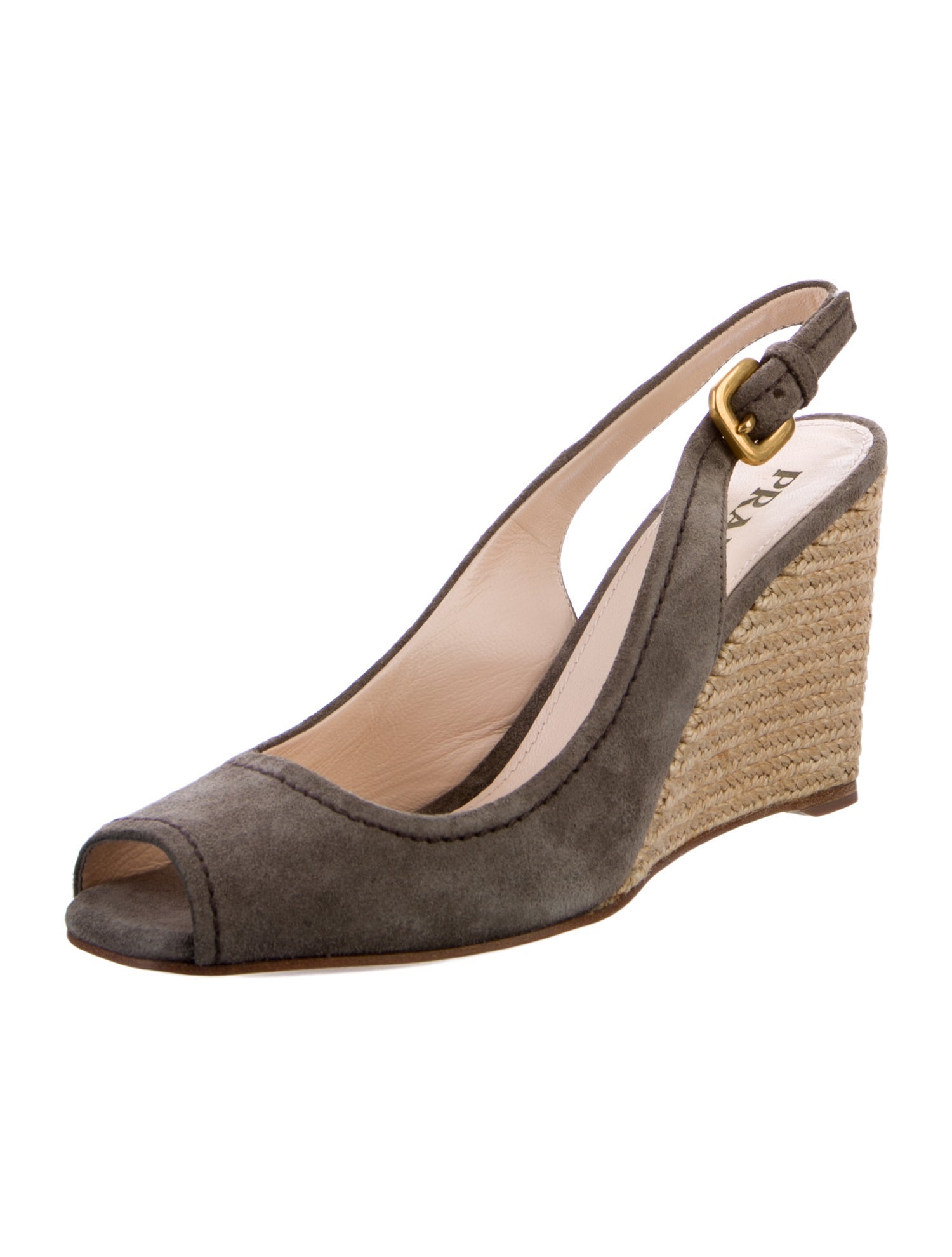 Prada Suede Slingback Pumps