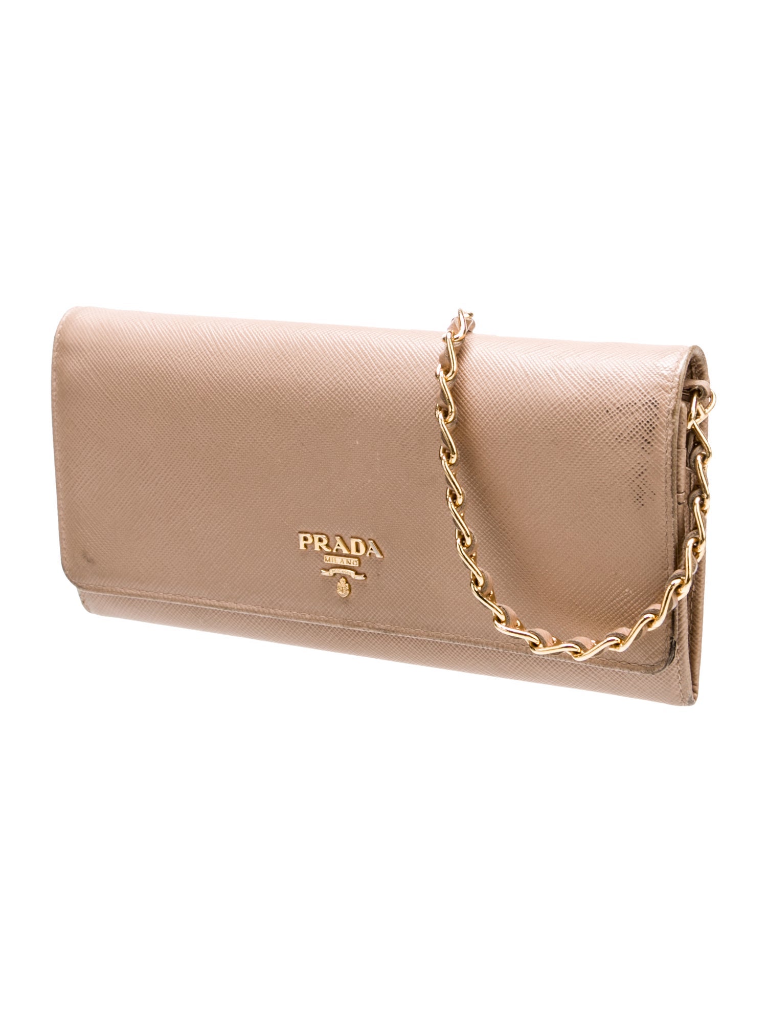 Prada Saffiano Lux Leather Clutch