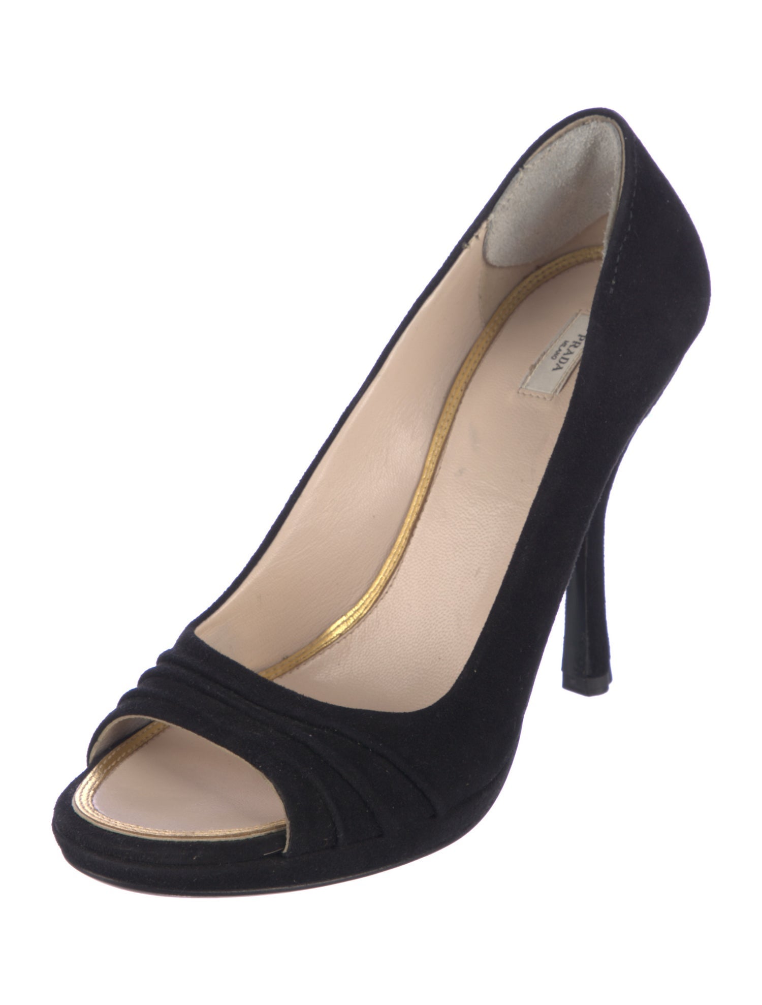 Prada Suede Slingback Sandals