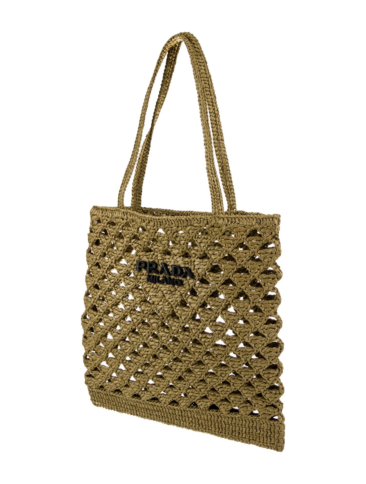 Prada Raffia Grass Tote
