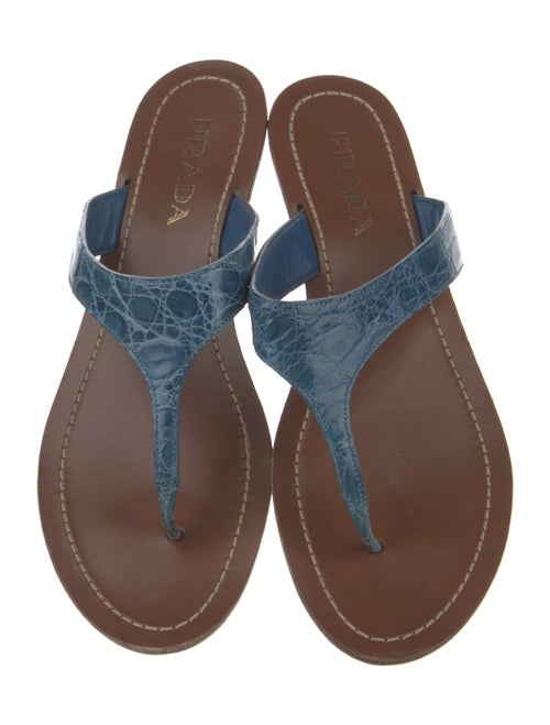 Prada Leather Slides