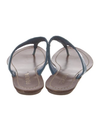 Prada Leather Slides