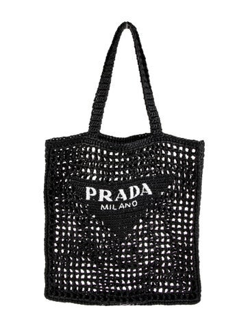 Prada Totes Raffia Grass Tote