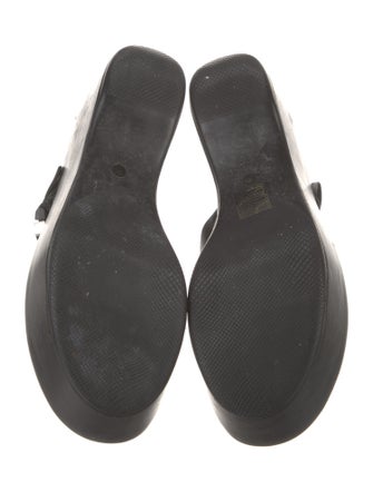 Prada Leather Slides