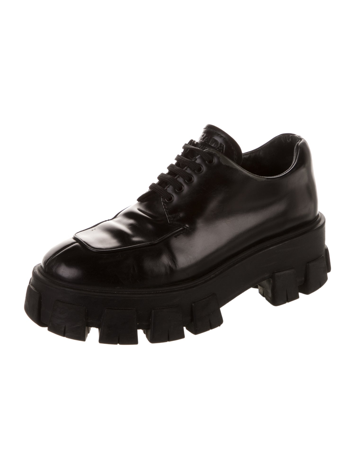 Prada Leather Oxfords