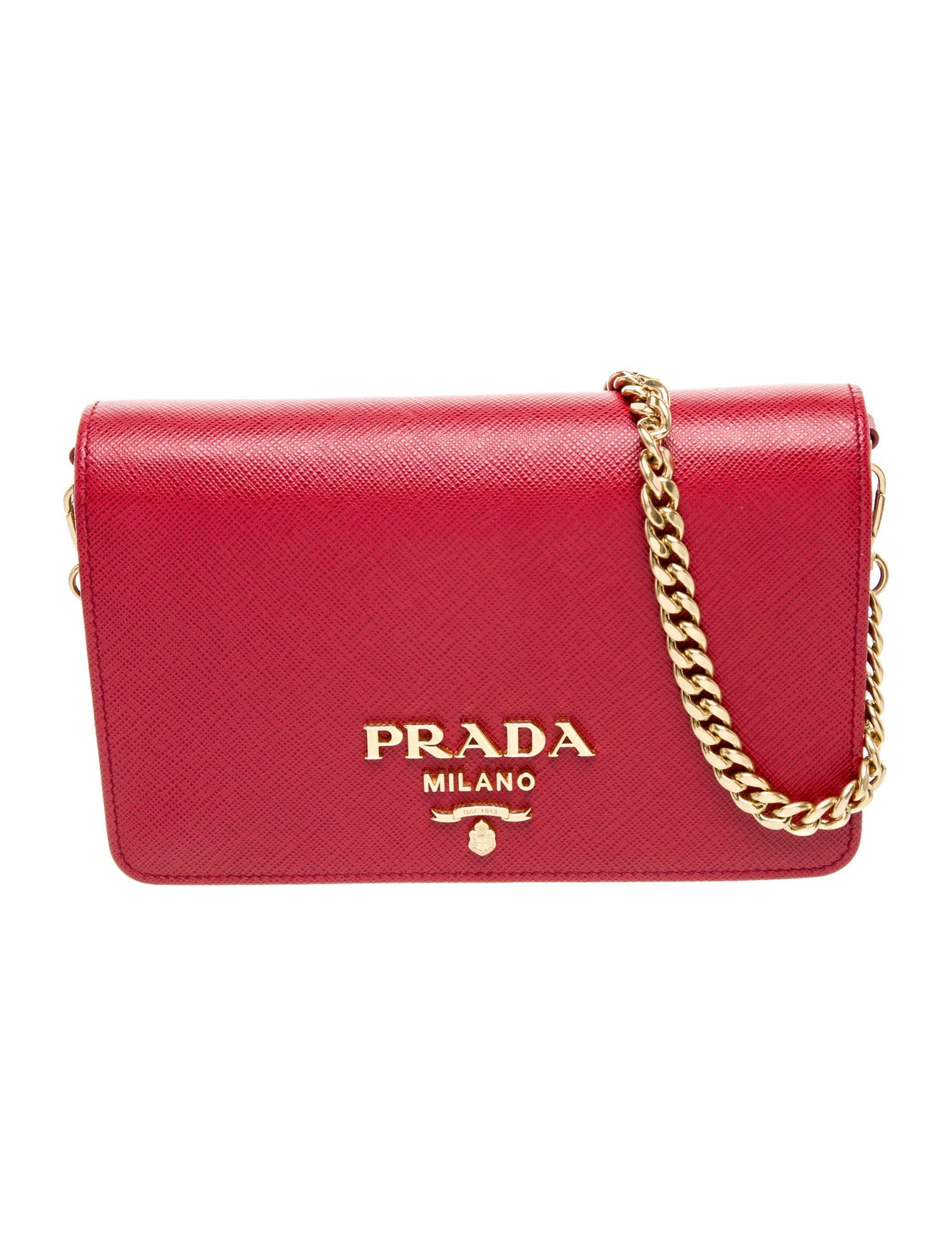 Prada Saffiano Leather Metal
