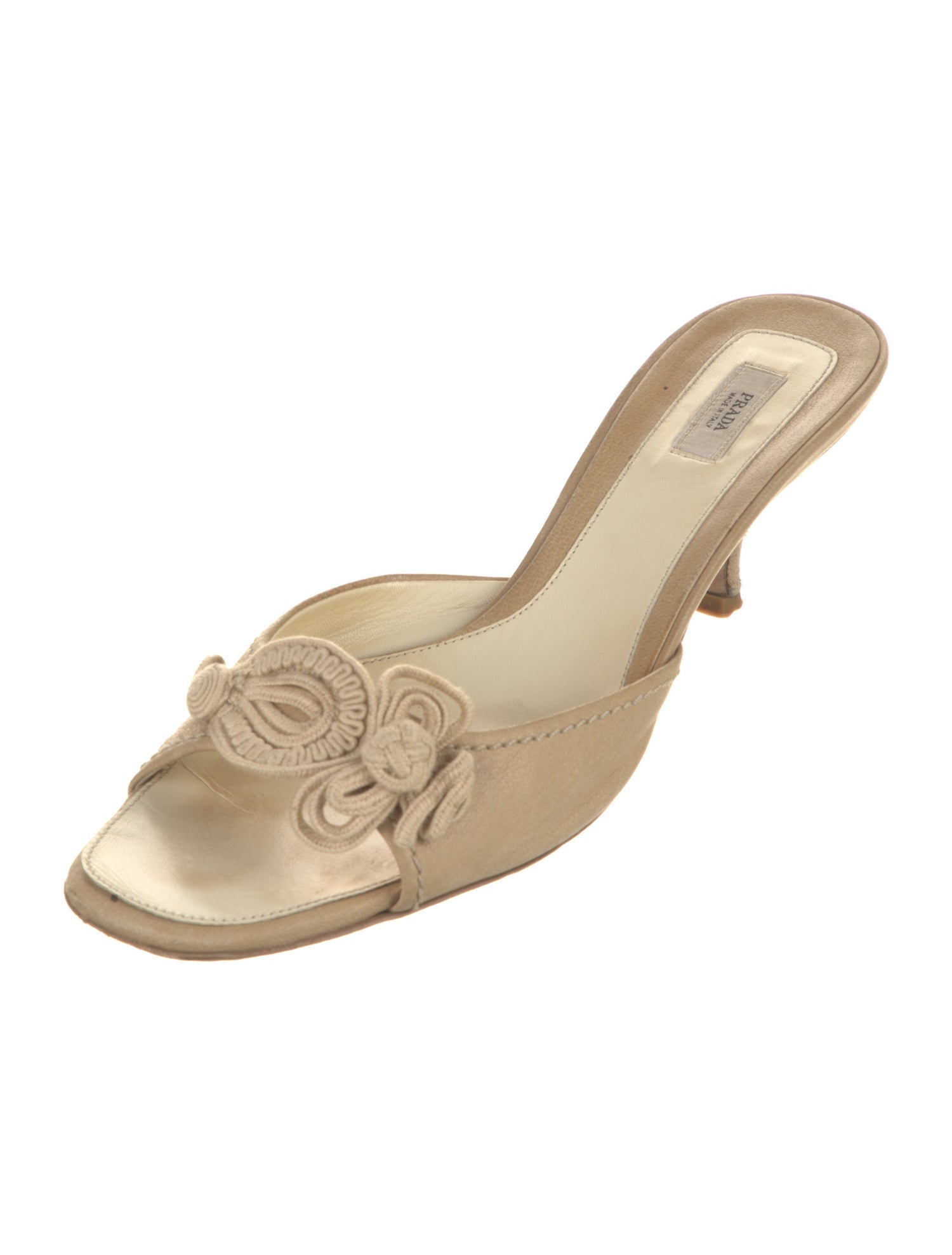 Prada Leather Slides