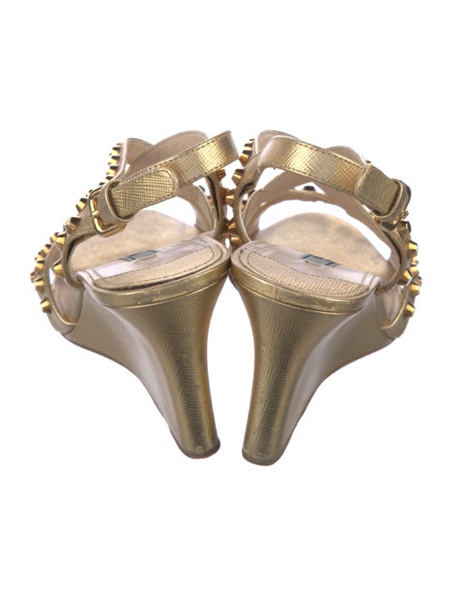 Prada Leather Slingback Sandals
