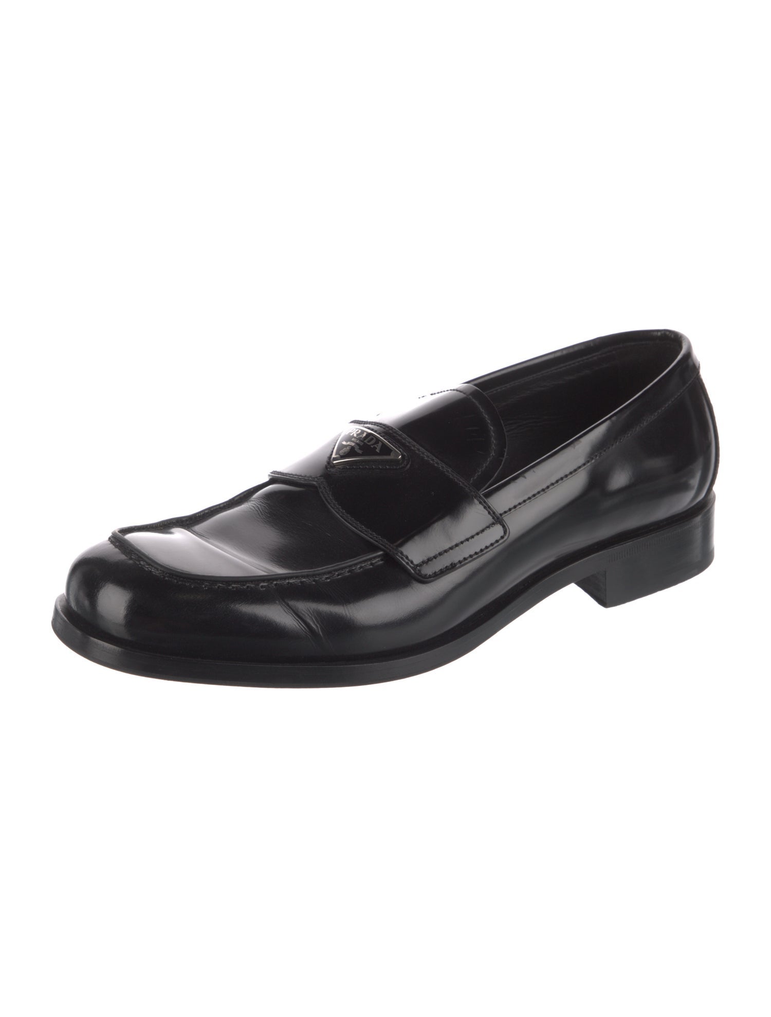 Prada Leather Dress Loafers