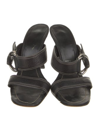 Prada Leather Slides