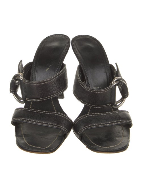 Prada Leather Slides