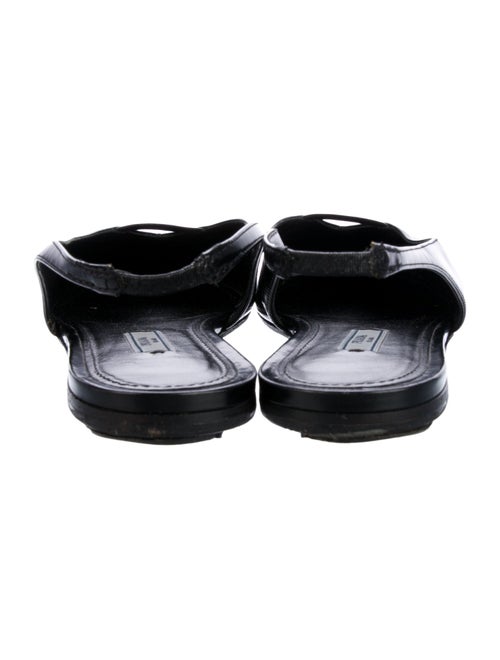 Prada Leather Slingback Flats