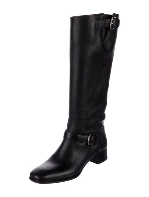 Prada Leather Riding Boots