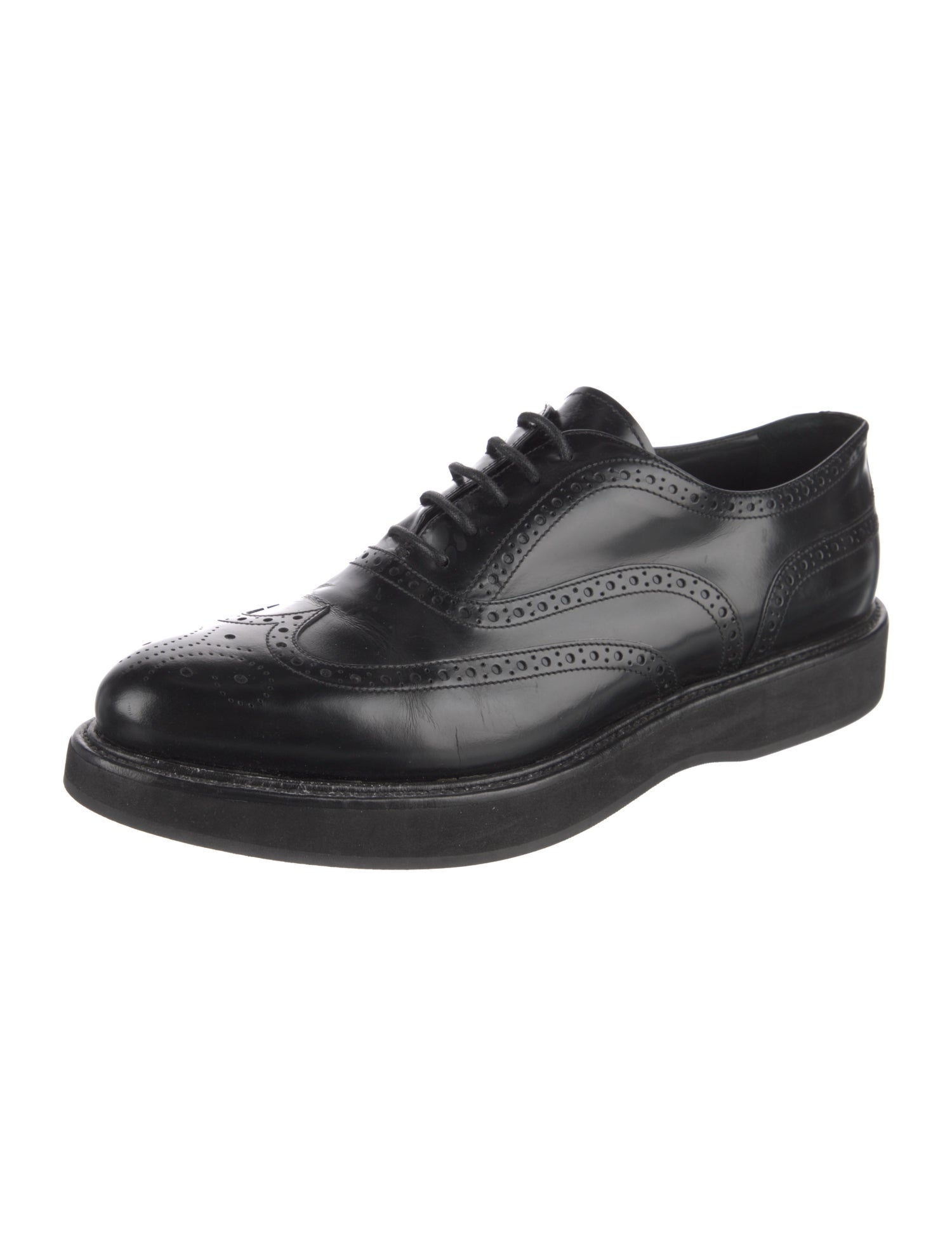 Prada Leather Oxfords