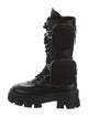 Prada Patent Leather Combat Boots