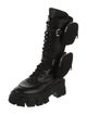 Prada Patent Leather Combat Boots